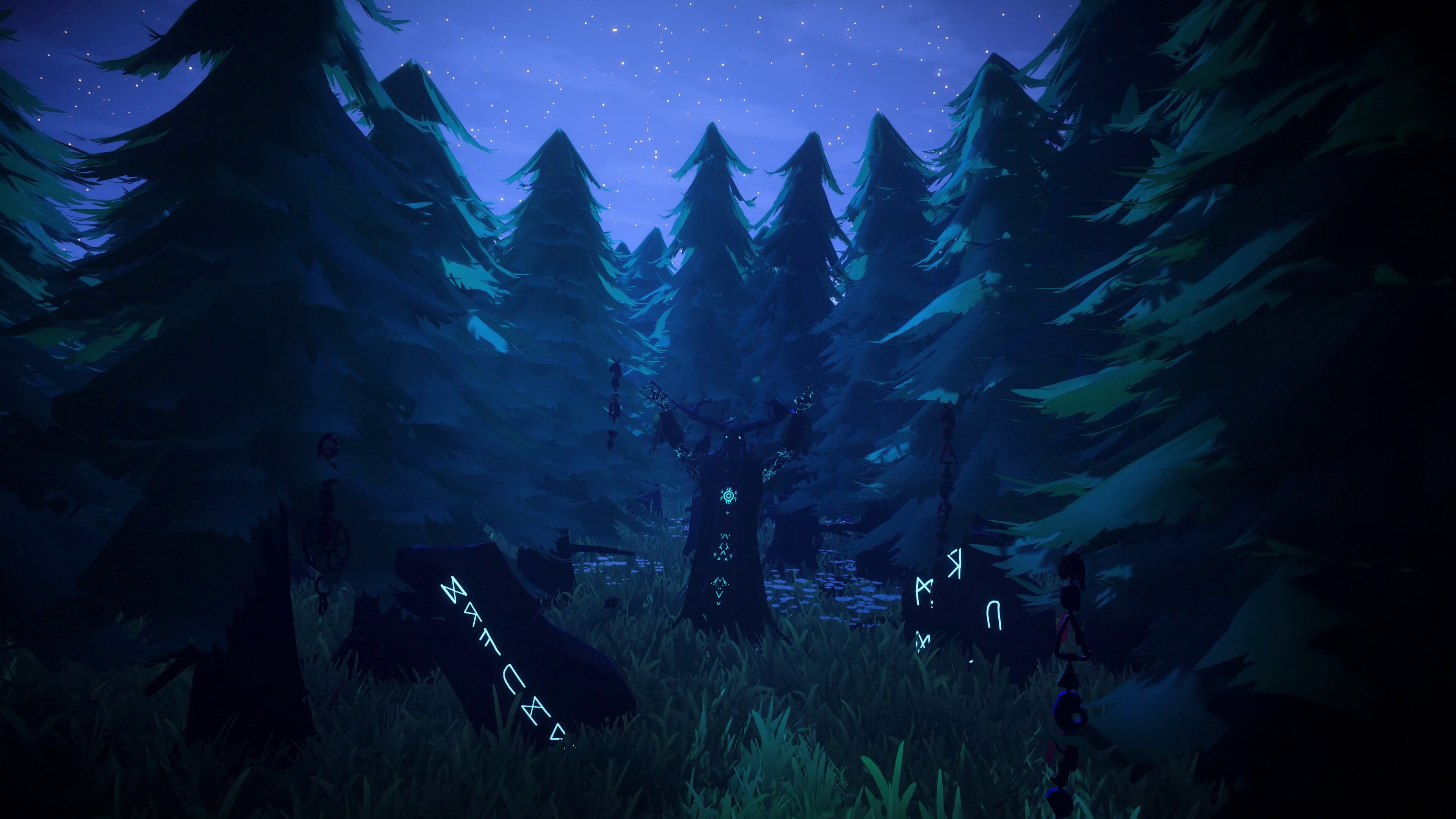 Thveit - the Landvættir watching over a protected forest sanctuary