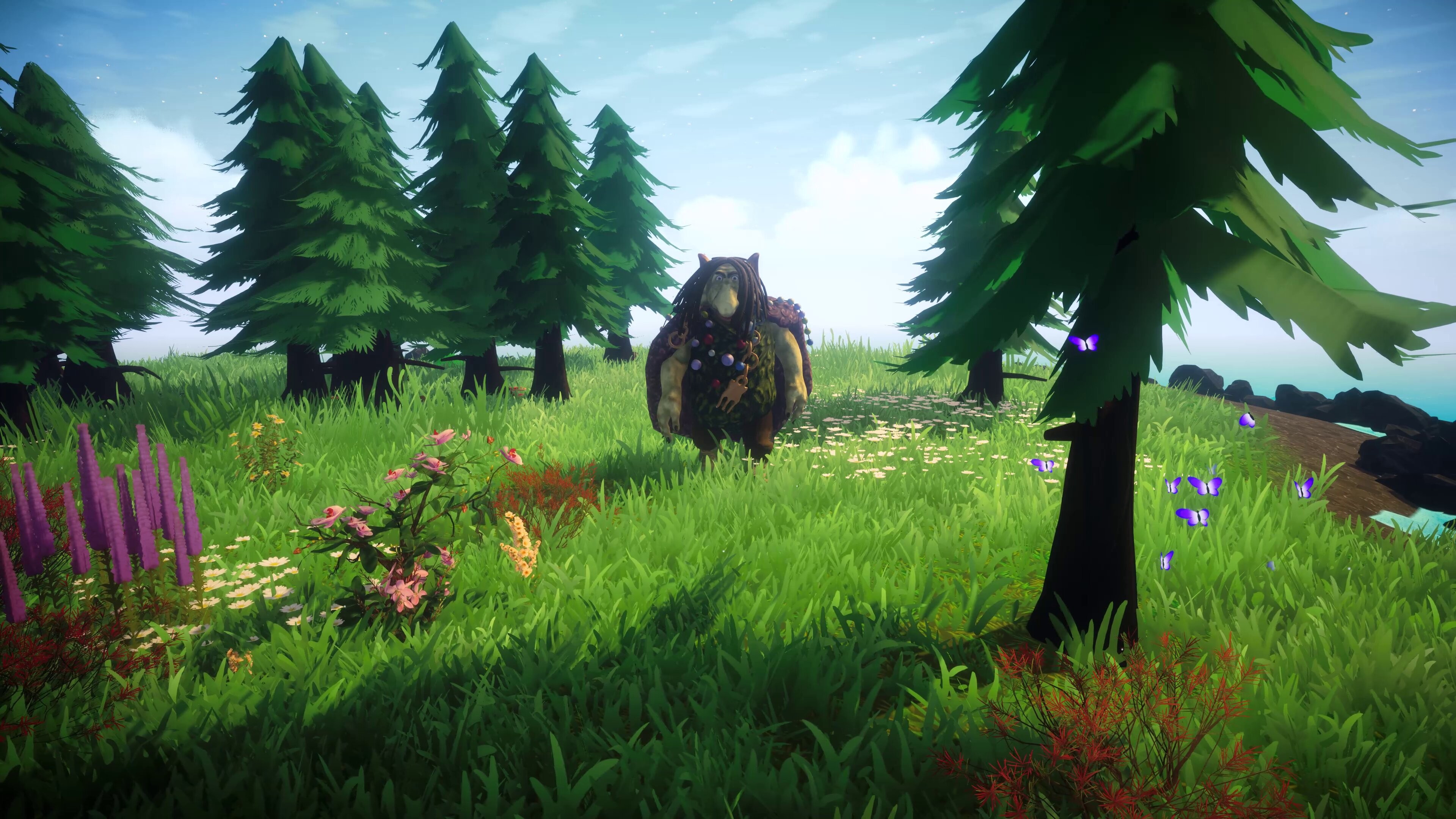 Thveit - a Troll resting near its mountain cave